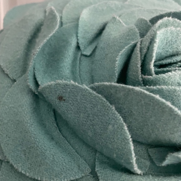 Blue Rose Pillow - Picture 2 of 4